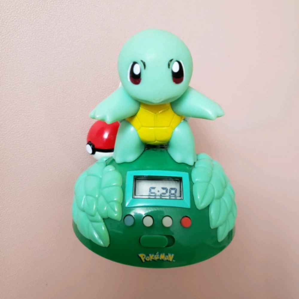 *VINTAGE* Pokemon Squirtle Alarm Clock Host Pick
